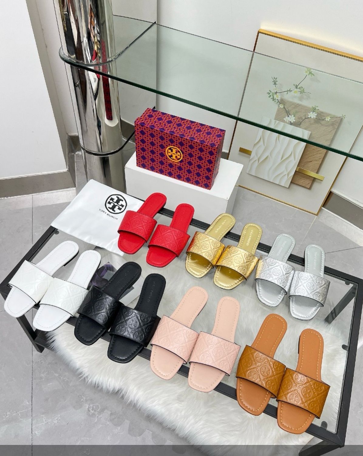 TB sandals