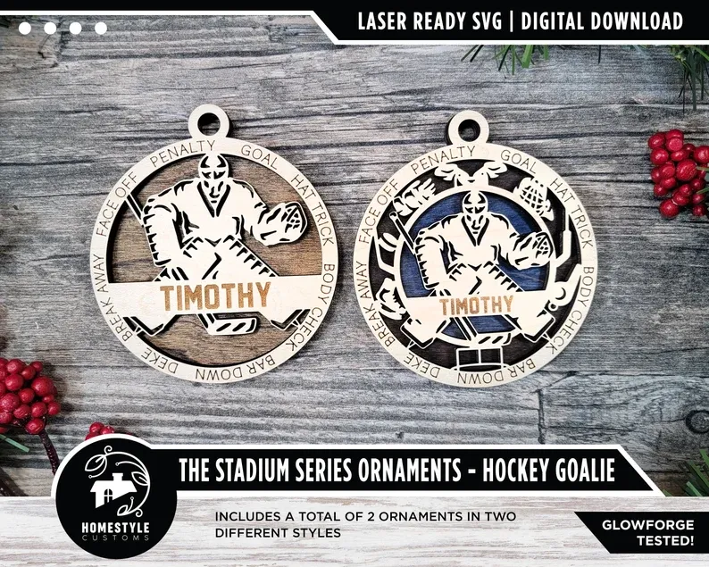 Sport Ornament Personalized