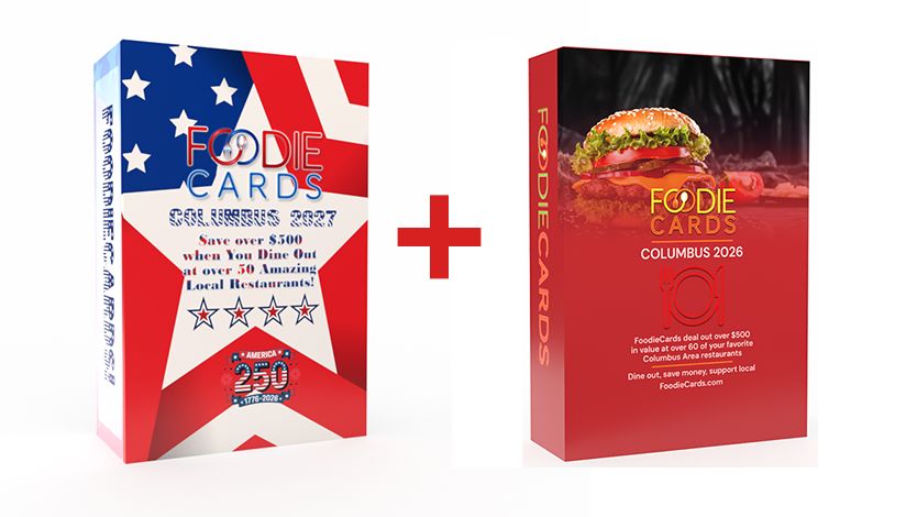 Columbus FoodieCards 2027 Bogo Deal!