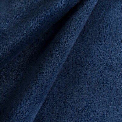 Tissu au mètre - Minky bleu Tissu au mètre - Minky bleu