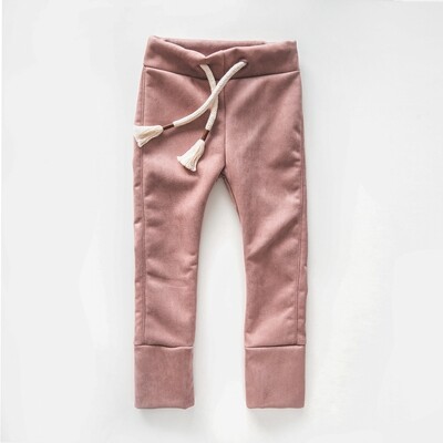 Leggings évolutifs - Suède rose Leggings évolutifs - Suède rose