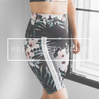 VENTE FINALE - Short cuissard Black Floral VENTE FINALE - Short cuissard Black Floral