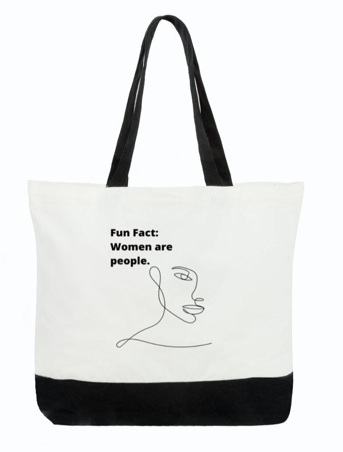 Women Are People Tote