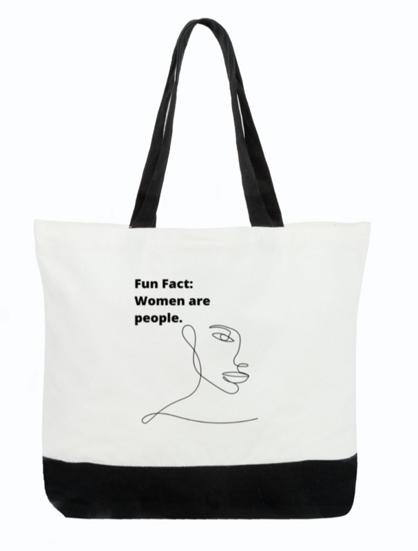Women Are People Tote