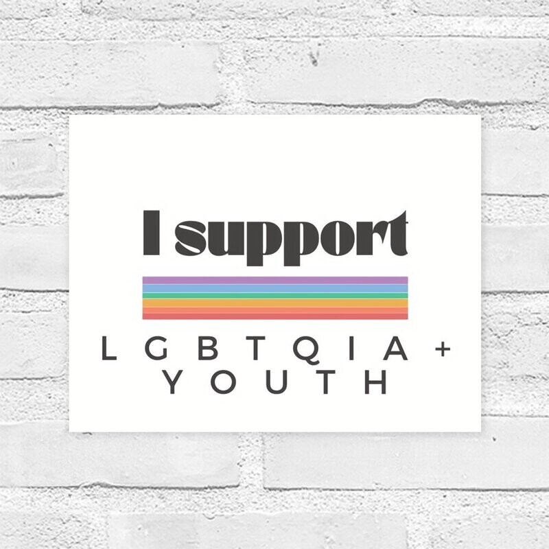 LGBTQIA+ Youth Poster
