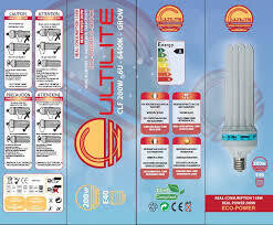 CULTILITE G-SHOCK 200W GROW - LAMPADA CFL BASSO CONSUMO - 6400°K