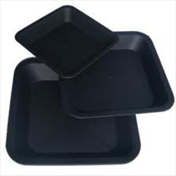 Sottovaso quadrato in plastica (per vaso da 11L)