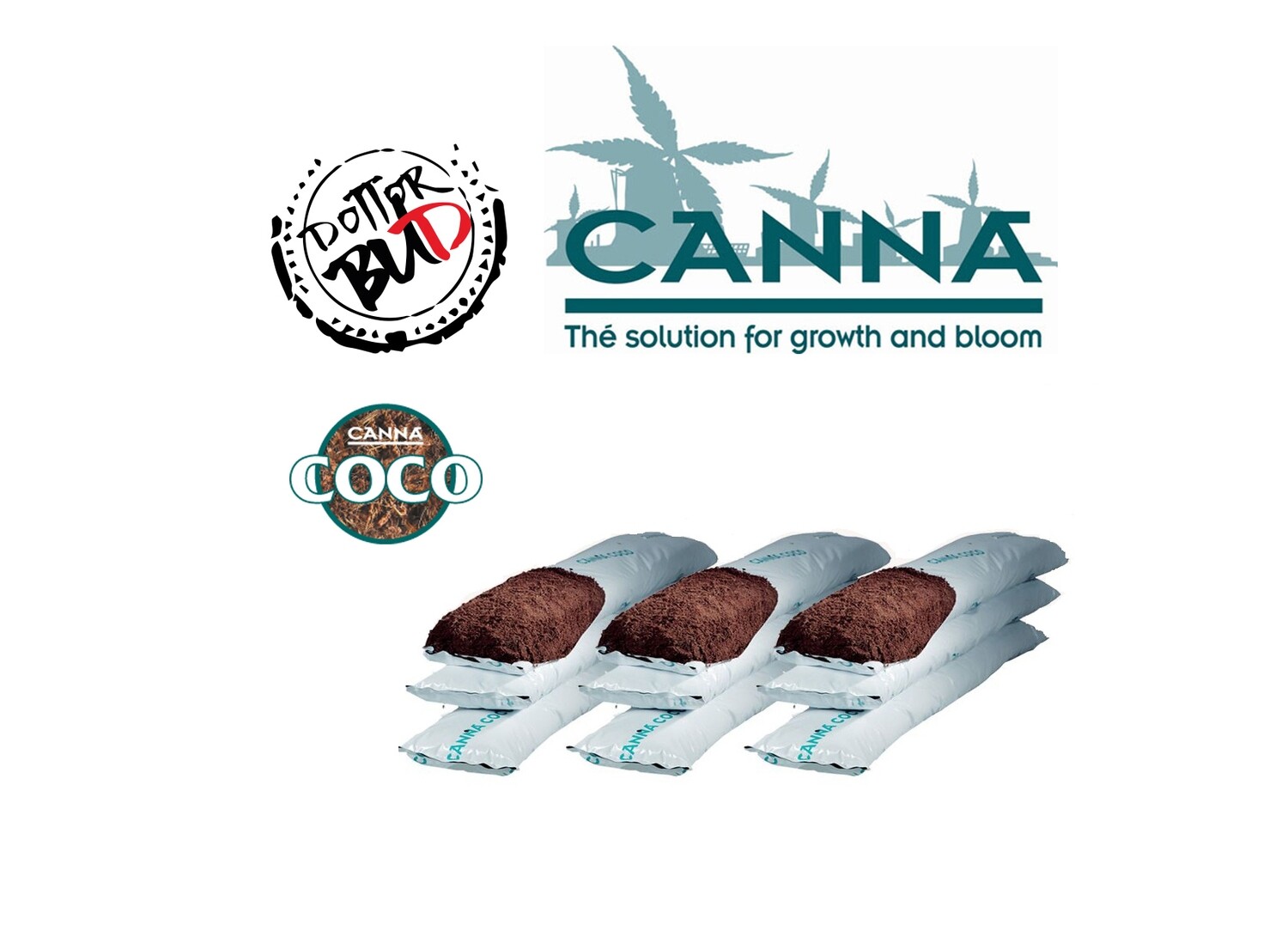 Canna Coco slab - lastra in cocco pressato - 1m