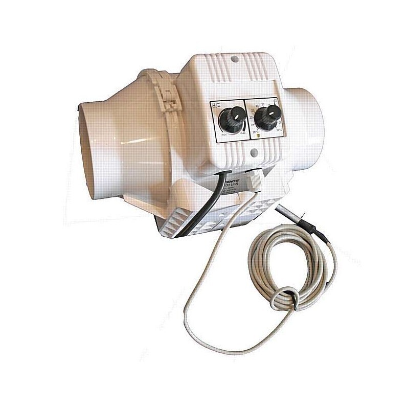 TT125 con regolatore di temperatura e velocità minima cablato diametro 125mm - max 280 mc/h Vents