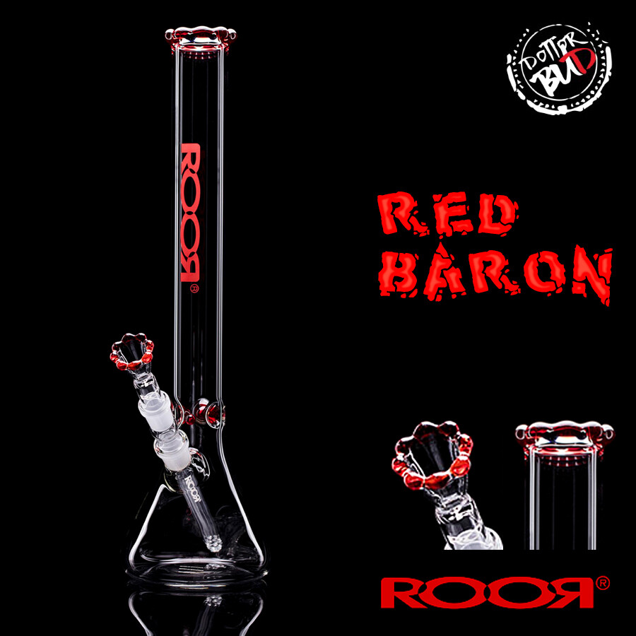 Bong Roor Red Baron 3.2mm - Il Barone Rosso