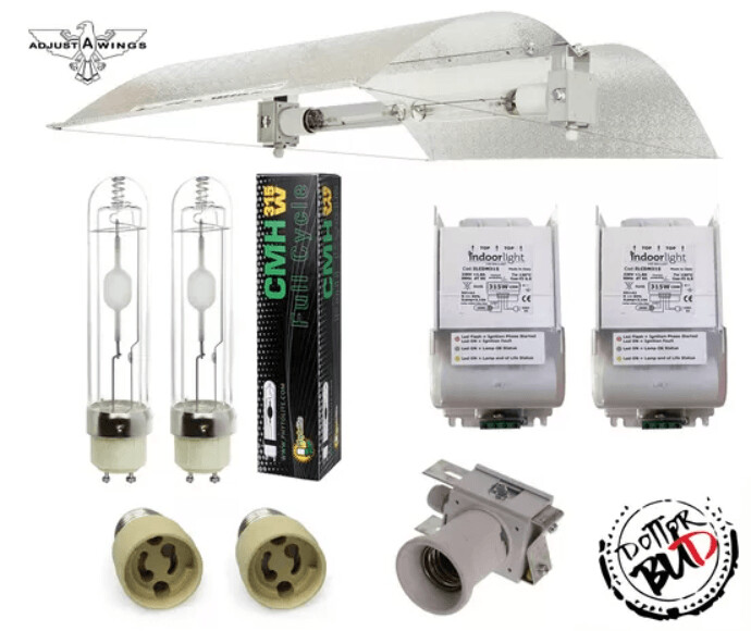 Kit 630w cmh-lec Adjust-a-wings large+ Ballast+ Philips o Phytolite maxpar 3k, SELEZIONA BULBO CMH - LEC: PHYTOLITE BULBO LAMPADA CMH 315W AGRO 3K