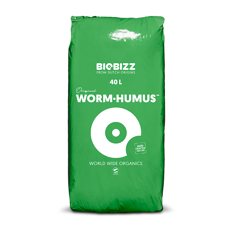 WORM HUMUS COMPOST BIOLOGICO 40LT