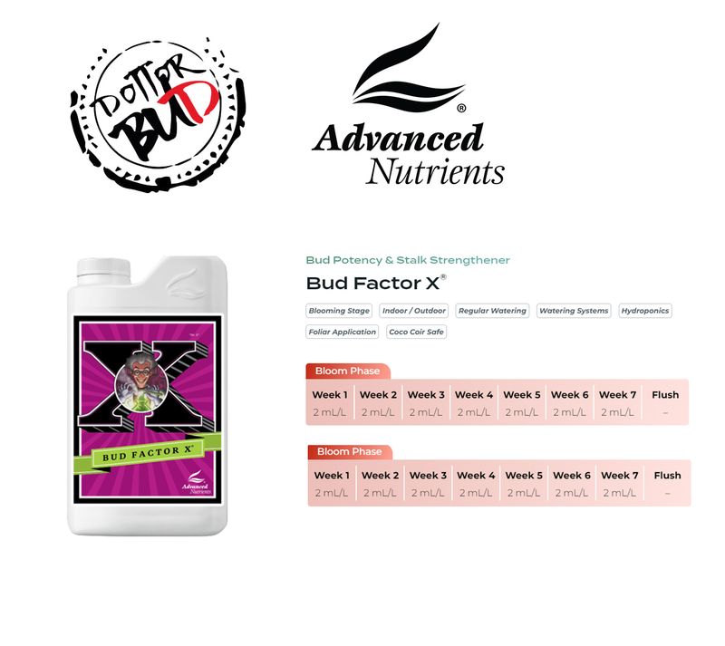 ADVANCED NUTRIENTS - BUD FACTOR X