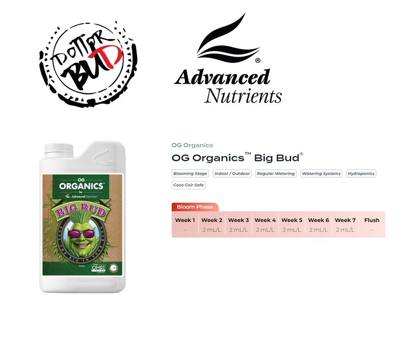 ADVANCED NUTRIENTS - OG ORGANICS BIG BUD
