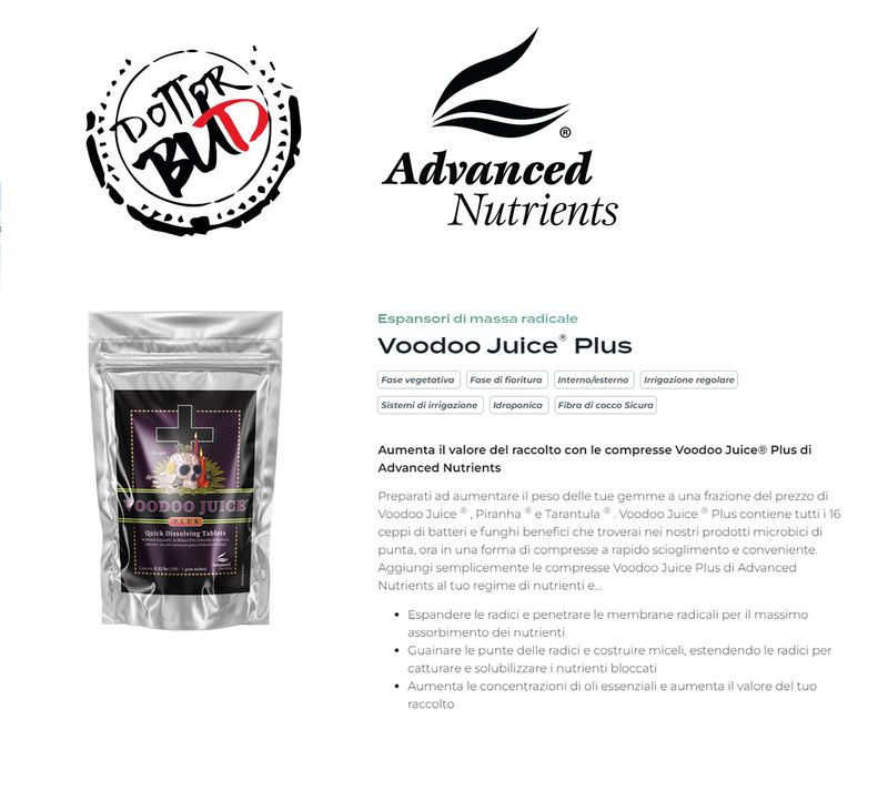 ADVANCED NUTRIENTS - VOODOO JUICE PLUS - COMPRESSE