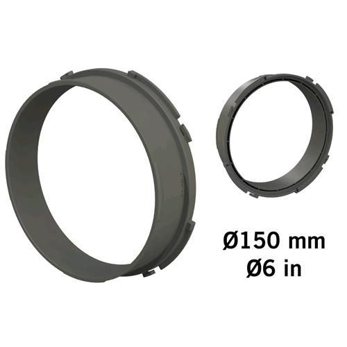 Secret Jardin DF16150 – Connettore per flangia di passaggio per Prese d’Aria DF16 - Ø150MM