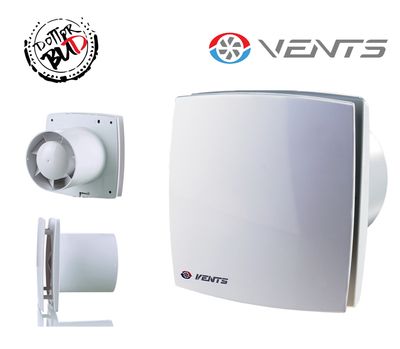 VENTS | LDTH125 - VENTOLA DA PARETE 167 M³/H - 34DBA - aspirazione estrattore aria timer sensore umidità bagno cucina