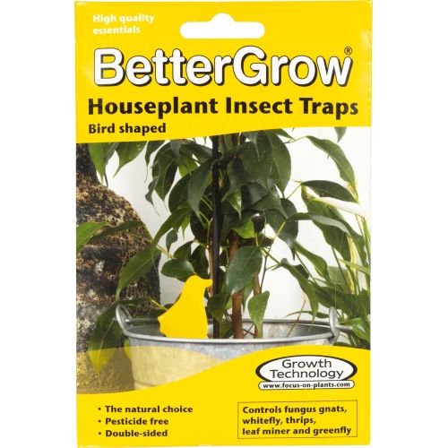 BETTERGROW - TRAPPOLA ADESIVA A FORMA DI UCCELLINO (15PZ) GROWTH TECHNOLOGY