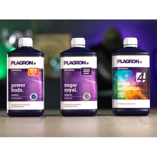 Plagron Booster Pack 1L | Green Sensation, Sugar Royal, Power Buds