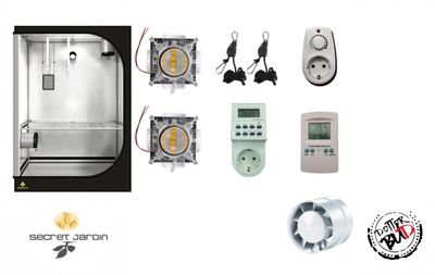 Kit grow box 120x60x178cm 240W Led naked Cob Cree Kit grow box 120x60x178cm 240W Led naked Cob Cree