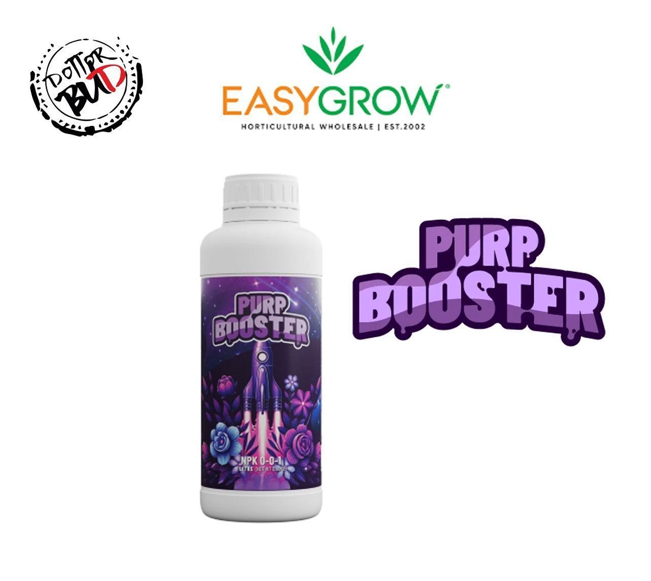 Easy Grow | Purp Booster 1L | Intensifica Colore e Aroma Piante