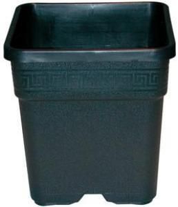 Vaso quadrato in plastica da 9L