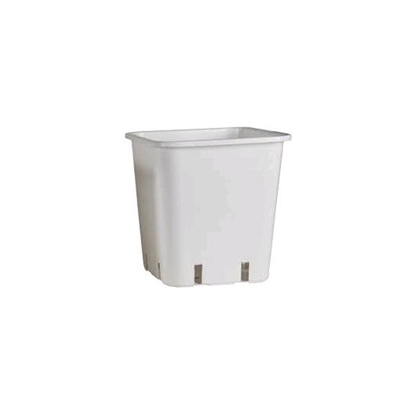 Vaso quadrato bianco da 11L