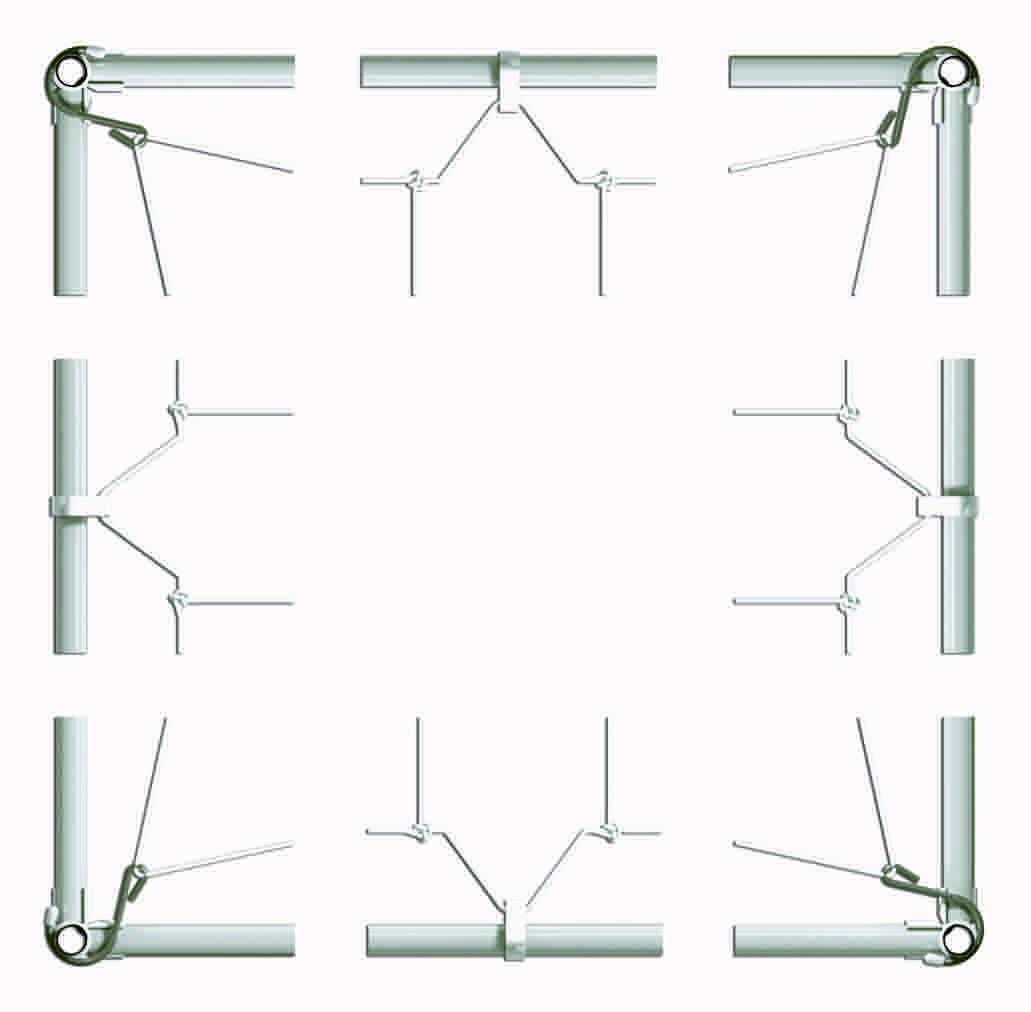 Rete per scrog Secret Jardin 120x120cm