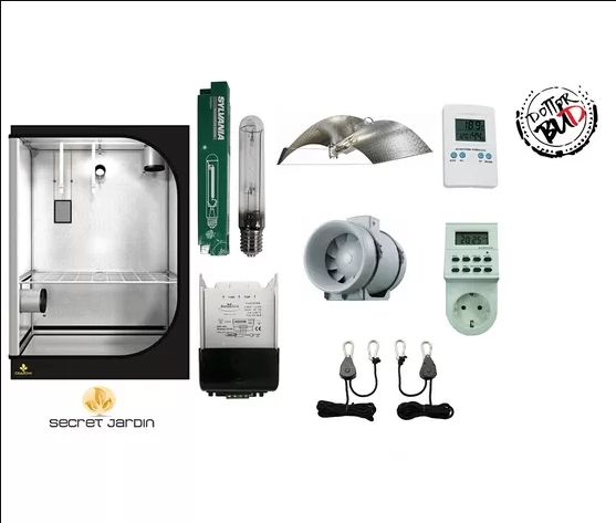 Kit grow box 120X60X170cm 400W Sylvania Agro, AGGIUNTE OPZIONALI: KIT SENZA AGGIUNTE