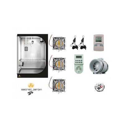 Kit grow box 120x60x178cm 360W led Naked Cob Cree Kit grow box 120x60x178cm 360W led Naked Cob Cree