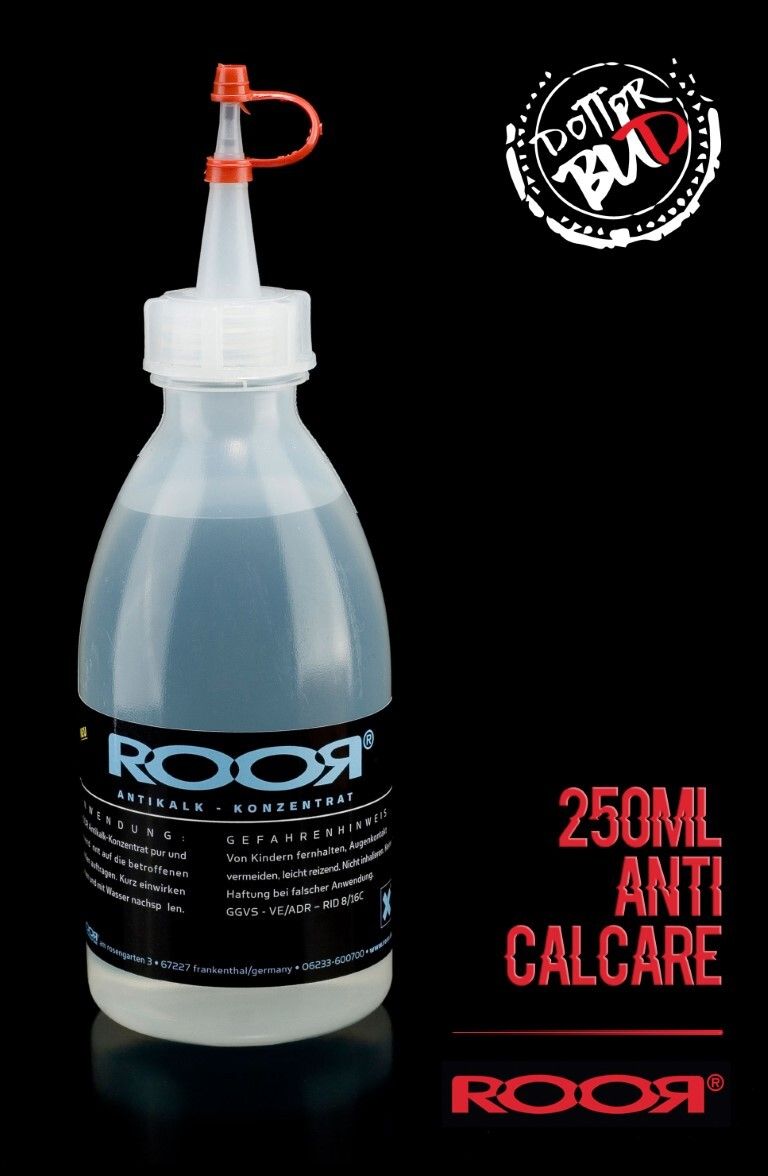 ROOR - SOLUZIONE LIQUIDO ANTICALCARE BONG - 250ML ROOR - SOLUZIONE LIQUIDO ANTICALCARE BONG - 250ML