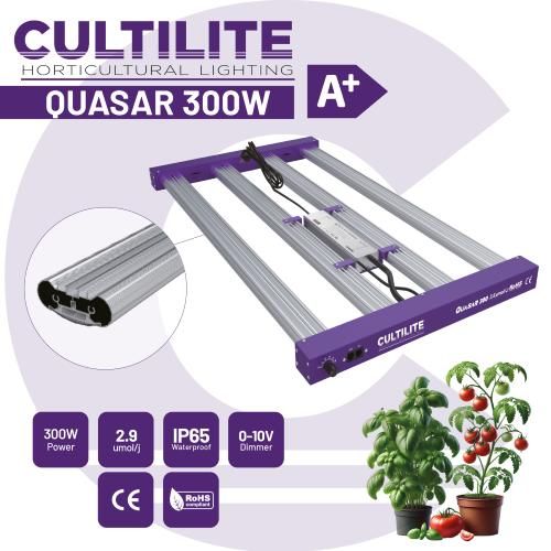 CULTILITE  QUASAR 300 - 2.9 µmol/J  Led Coltivazione Indoor