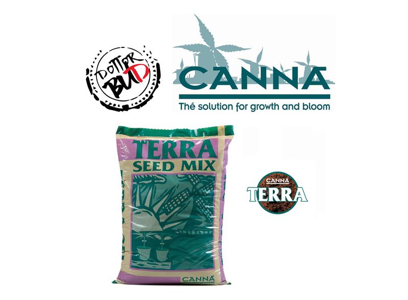 Canna Terra Seed Mix 25 litri substrato per germinazione semi struttura omogenea