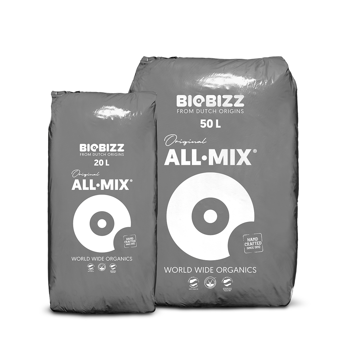Terriccio Biologico All Mix 50L per Coltivazioni Potenti Sacco di terriccio biologico Biobizz All Mix 50L ad alta fertilità per coltivazioni indoor e outdoor