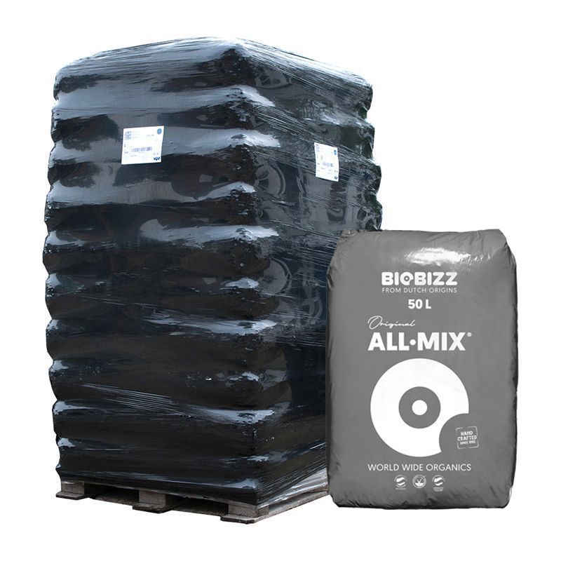 Bancale pallet 60 sacchi Biobizz All Mix terriccio biologico pre-fertilizzato per coltivazione