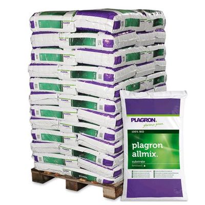 Bancale Terriccio Plagron All Mix 50L - 60 Sacchi Substrato Premium Bancale 60 sacchi Plagron All Mix 50L terriccio substrato premium per coltivazione indoor