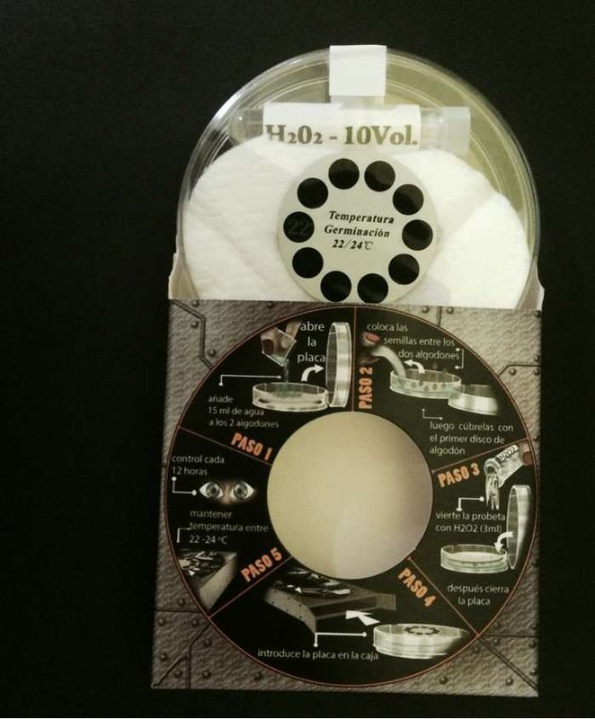 Germinator PRO germinatore per semi con panno umidificante e termometro a cristalli liquidi integra…