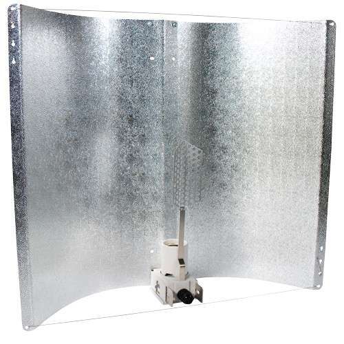 Riflettore Adjust-A-Wing Large Avenger con ali regolabili in fibra di vetro CRX 97% per lampade HPS…