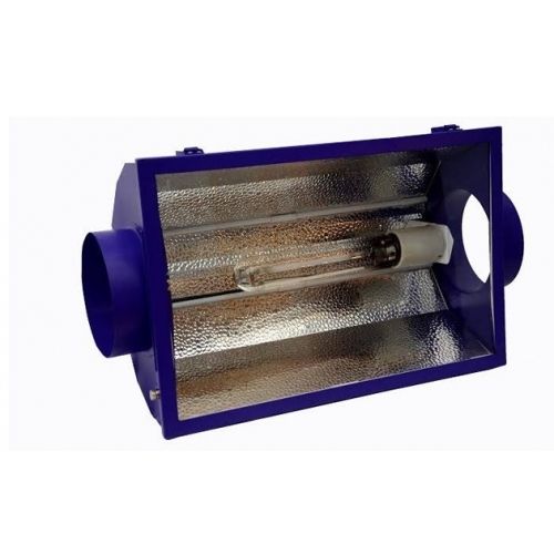 Riflettore Aircooled Gauntlet 150mm Lumatek HPS/MH Riflettore raffreddato aria Gauntlet Lumatek 150mm per lampade HPS e MH con vetro pirex