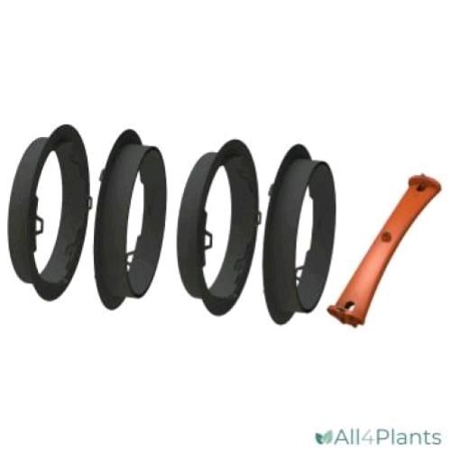 Flangia Mobile per Growbox 315mm Secret Jardin 2X Flangia mobile Secret Jardin 2X per condotto 315mm compatibile con growbox