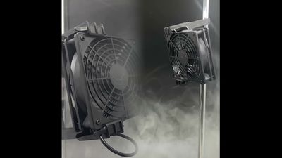 Doppio Ventilatore Silenzioso 24V 2x120mm per Grow Box Secret Jardin Monkey Fan 2x120mm 24V doppio ventilatore silenzioso per grow box
