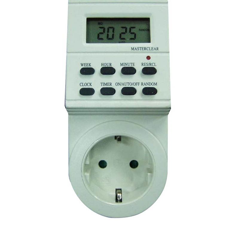 Timer digitale programmabile Cornwall per lampade 400w e 600w con programmazione giornaliera e sett…