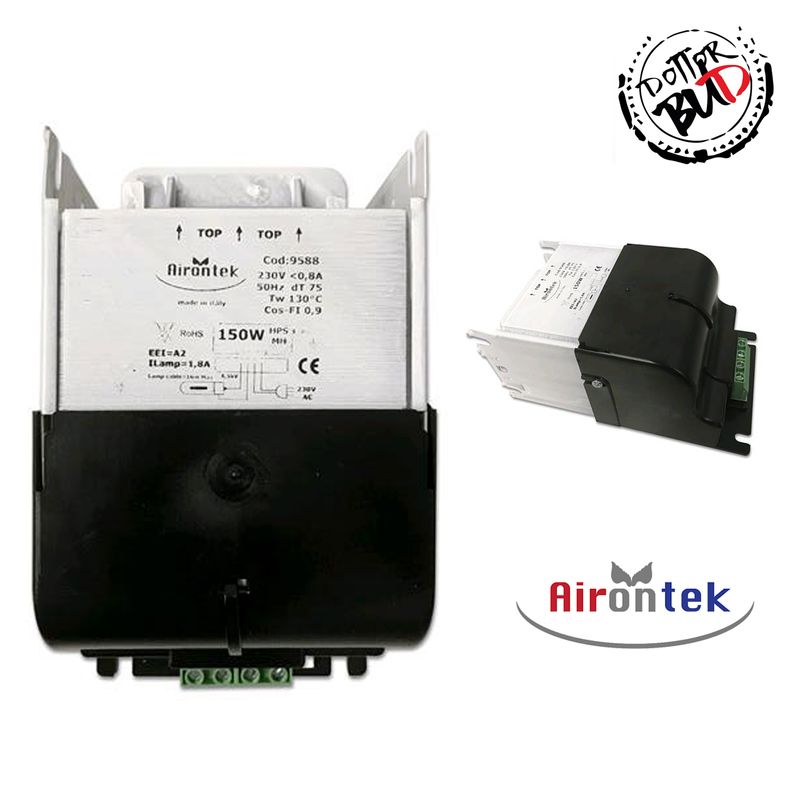Alimentatore ballast ibrido Airontek GP UAL 150W HPS MH compatto per growbox e grow room