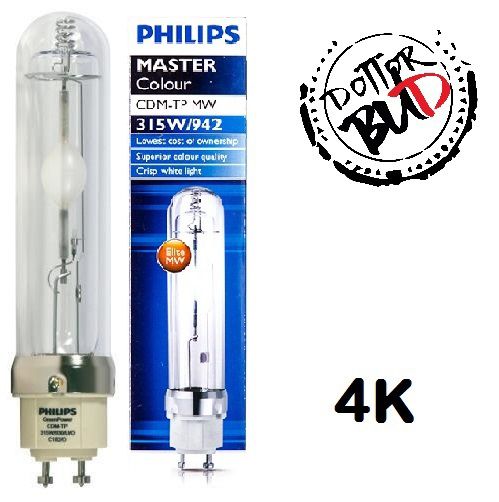 Lampada Philips daylight CMH 315W 942 4200K per crescita vegetativa con riflettore D-Papillon