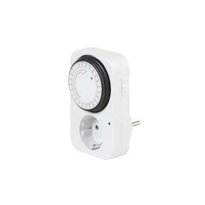 Timer analogico Cornwall 15 minuti 3500W con spina Schuko per illuminazione grow e sistemi idroponi…
