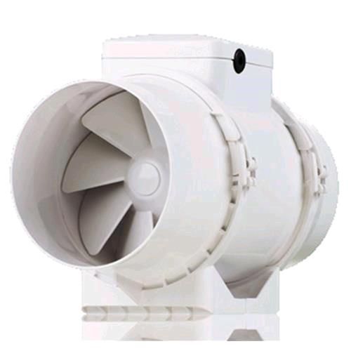 Vents TT 125 Aspiratore In Linea 220-280 m³/h per Grow Room Vents TT 125 aspiratore in linea a flusso misto 220-280 m³/h per grow room e ambienti residenziali