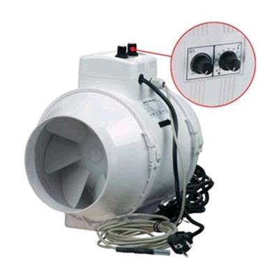 Vents TTUN 200 PRO Aspiratore Elicoidale 830-1040 m³/h con Fancontroller Vents TTUN 200 PRO aspiratore elicoidale per grow room 830-1040 m³/h con sonda temperatura