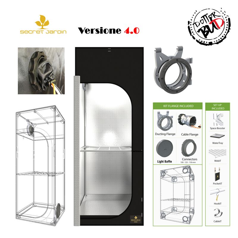 Secret Jardin Dark Street DS60 grow box indoor 60x60x158 cm tenda coltivazione compatta