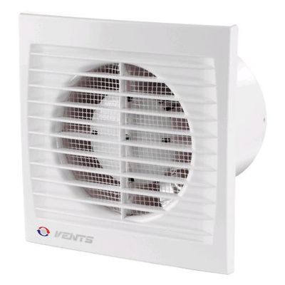Vents S125 ventola da parete per growroom 180 m³/h silenziosa 35 dBA con attacco 125mm