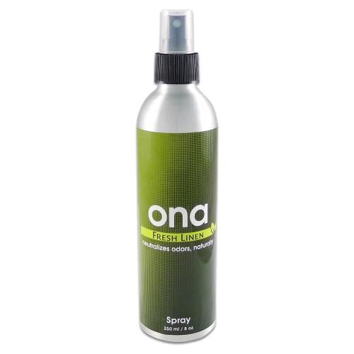 ONA Spray Neutralizzatore Odori Fresh Linen 250ml ONA Spray neutralizzatore odori Fresh Linen 250ml per coltivazione indoor growshop